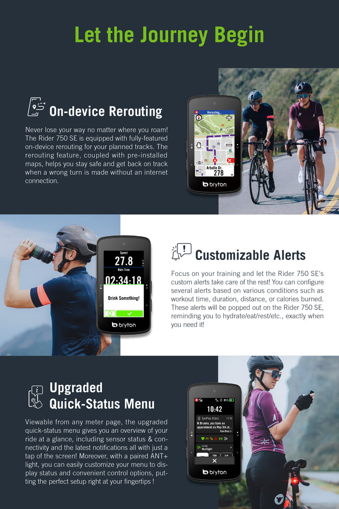 Bryton Rider  SE   GPS Bike Computers for Cycling & Racing