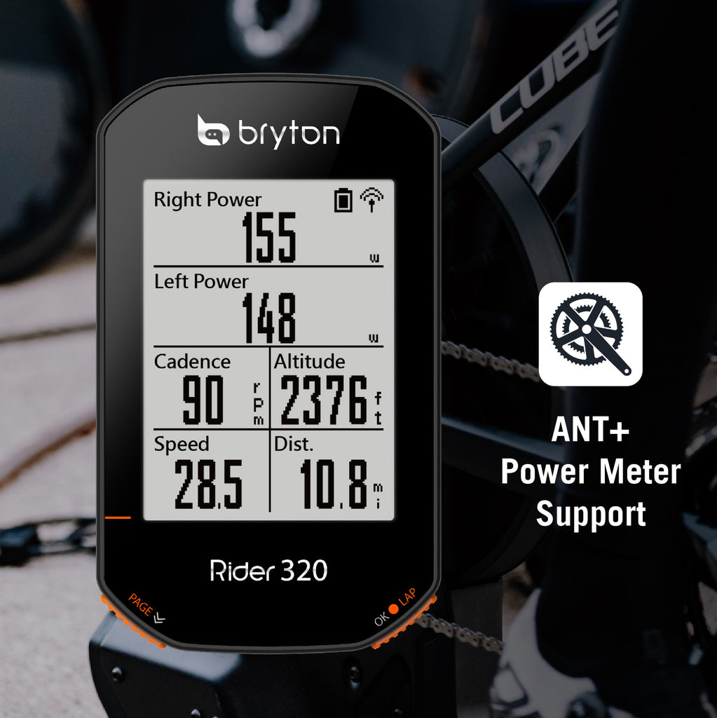 Bryton Rider 320 GPS Bike/Cycling Computer for Cycling & Racing 