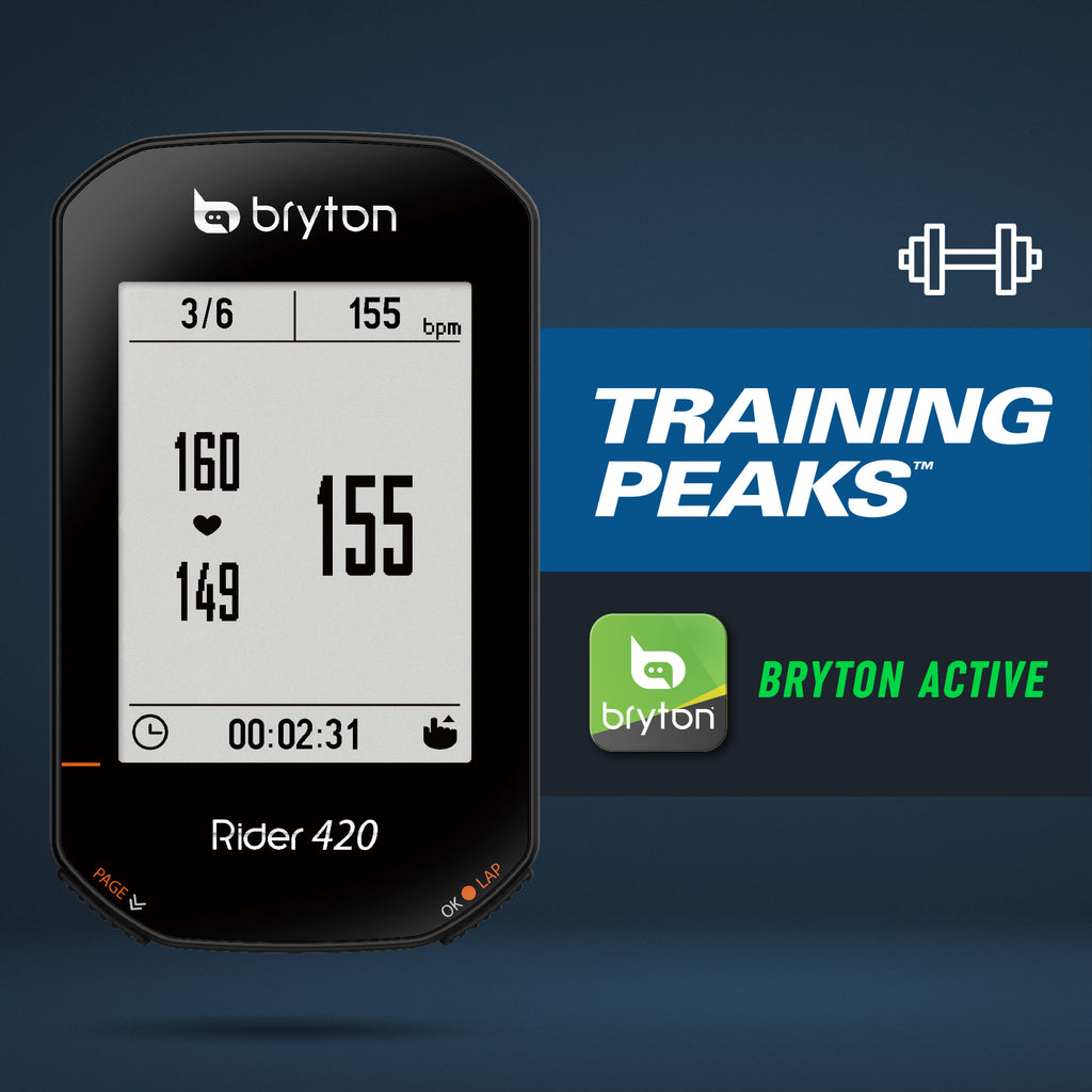 Bryton Rider 420 GPS Bike| Cycling Computer for Cycling & Racing 
