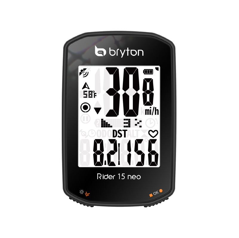 Compteur GPS Bryton Rider 15 néo Villeneuve Cycles