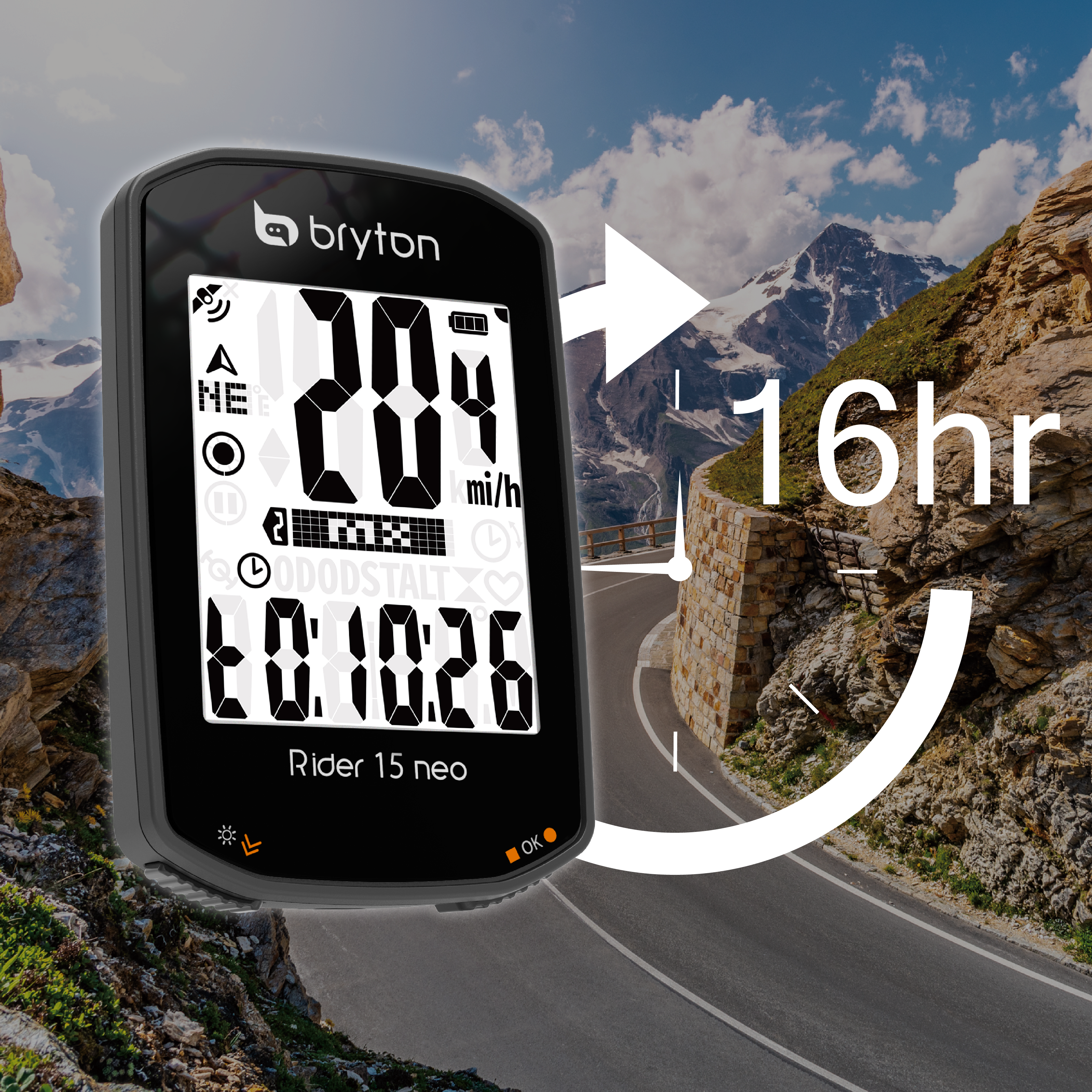 Compteur vélo GPS RIDER 15 NEO E - BRYTON – Énergie Vélo