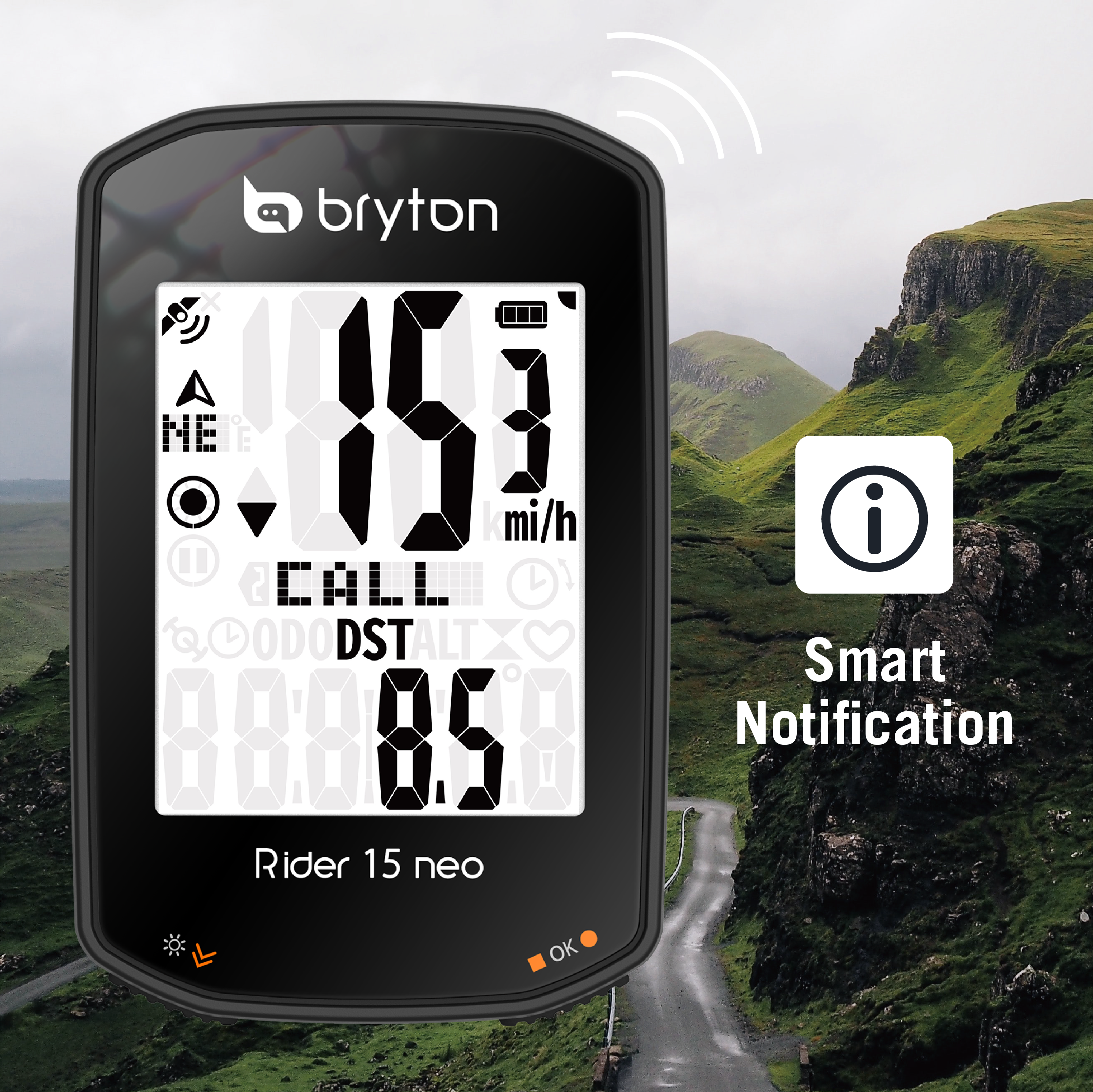 Compteur vélo GPS Bryton Rider 15 NEO E