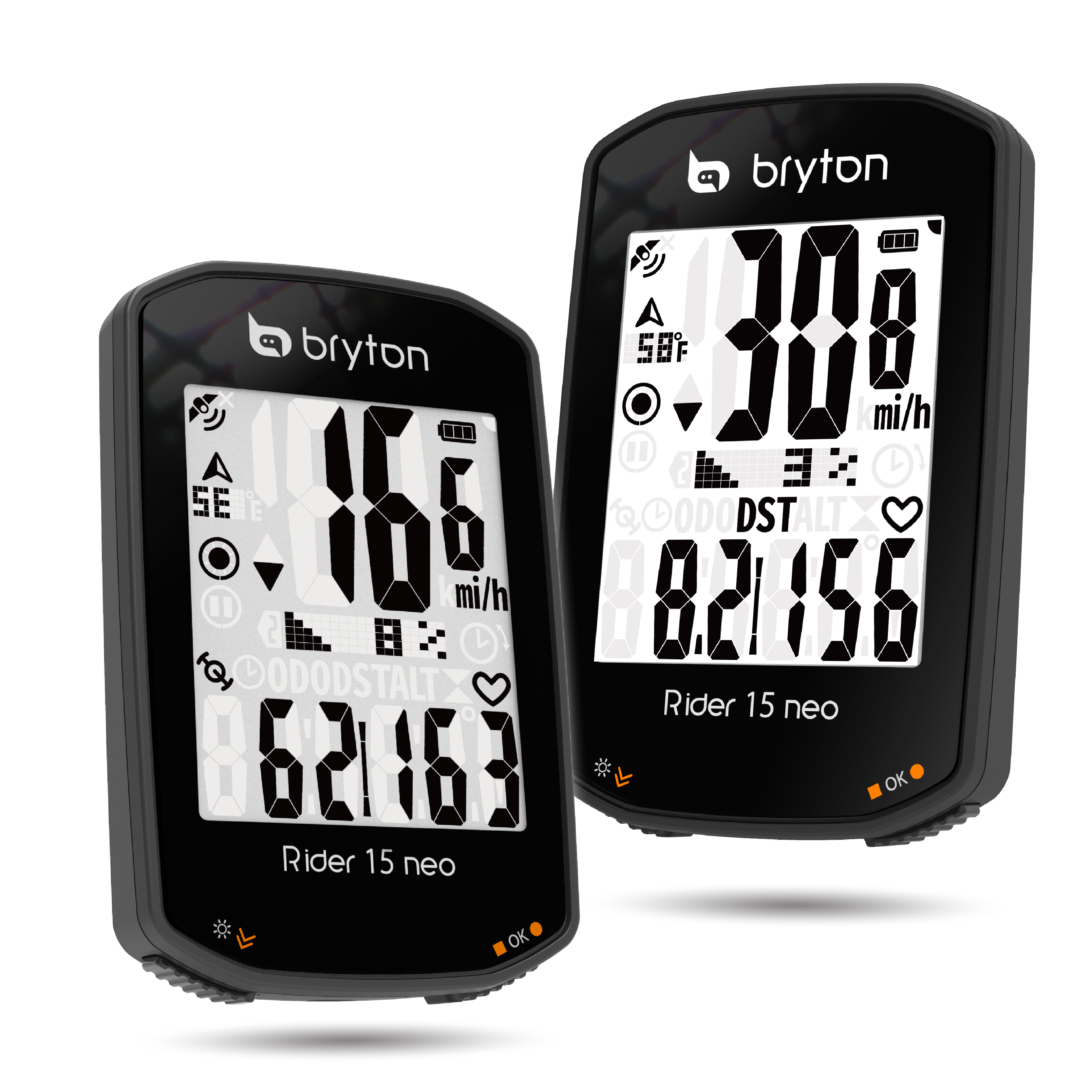 Bryton - Rider 15 Neo C GPS Cycling Computer Including Cadence Sensor ANT+  / Bluetooth, Omnibikeparts