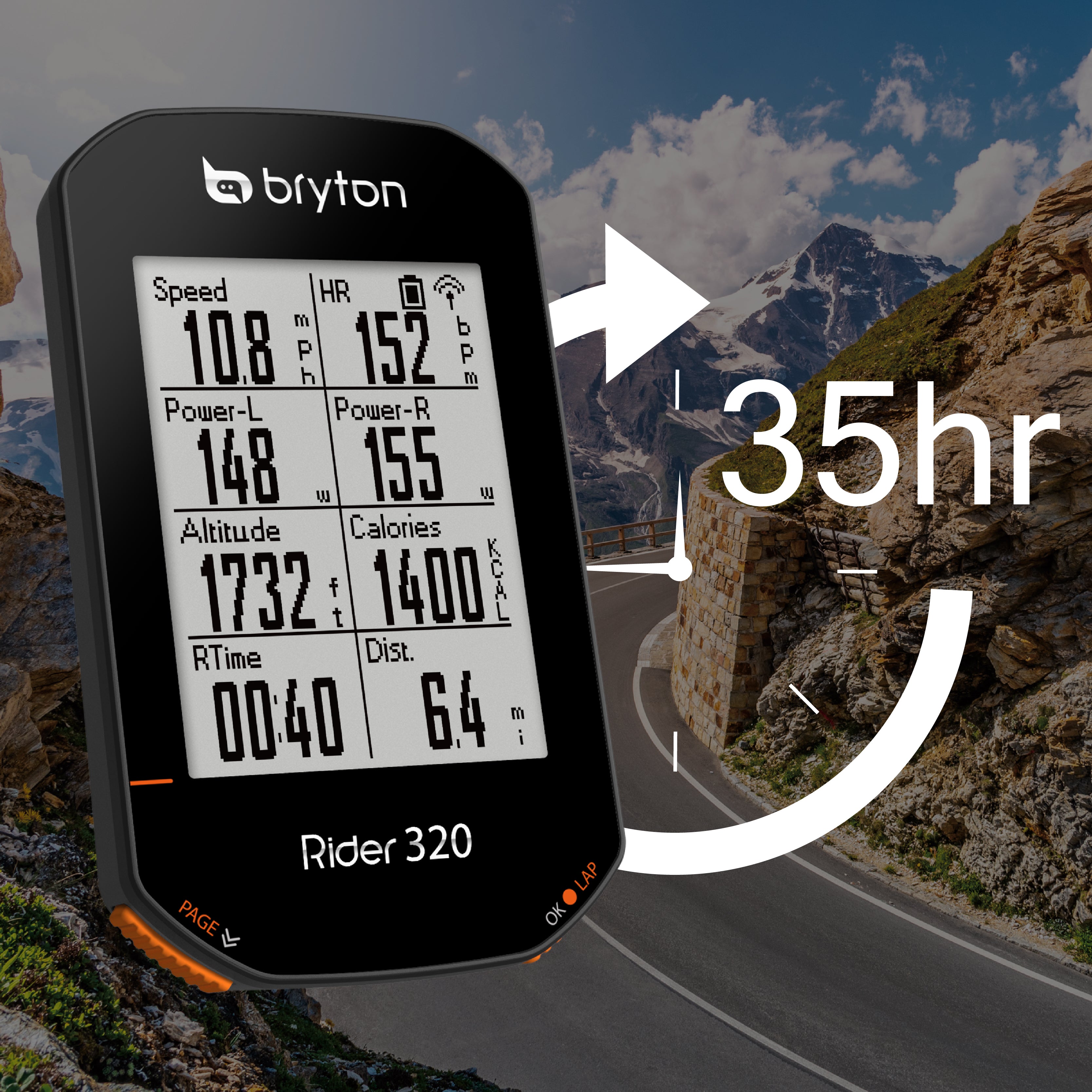 COMPTEUR GPS BRYTON RIDER 320 E - Cycles Guereau