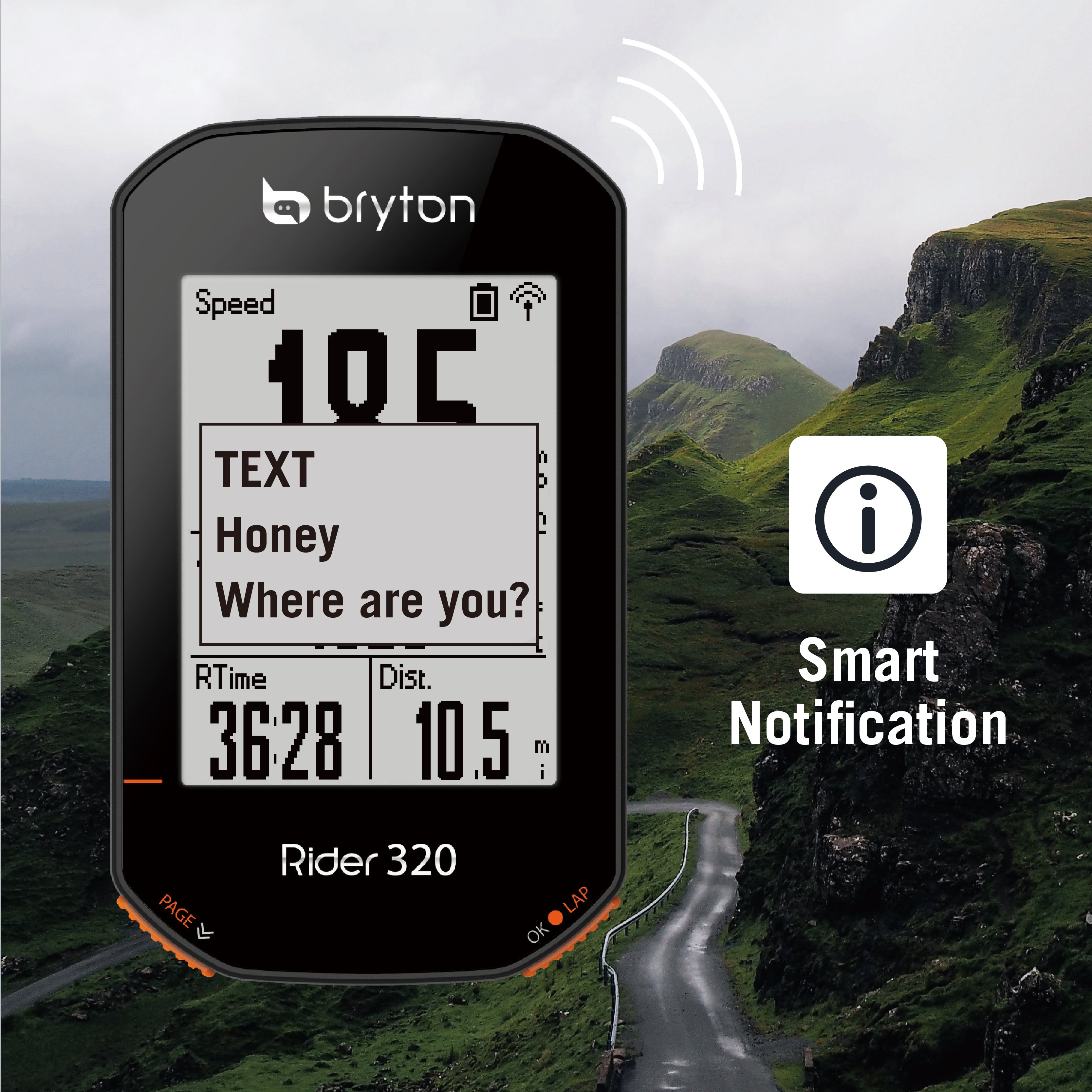 Compteur vélo Bryton Rider 320 E GPS